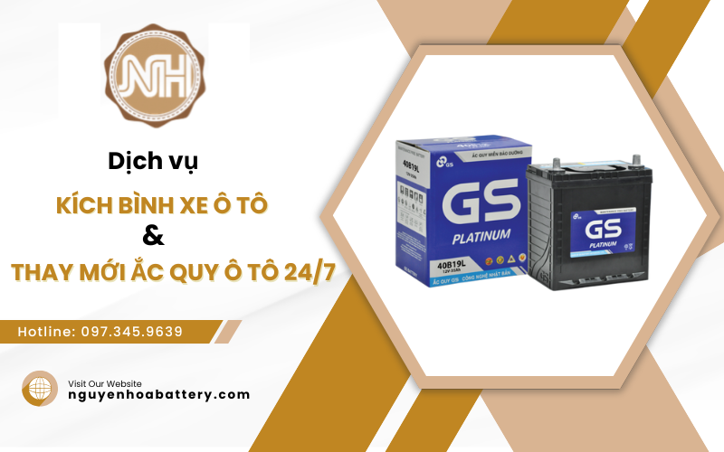 thay ắc quy ô tô 24/7