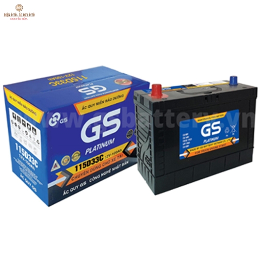 ẮC QUY GS MF 115D33C (12V - 100AH)