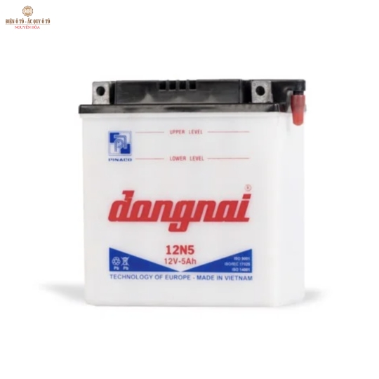 Ắc quy nước Đồng Nai 12N5 - 12V - 5Ah