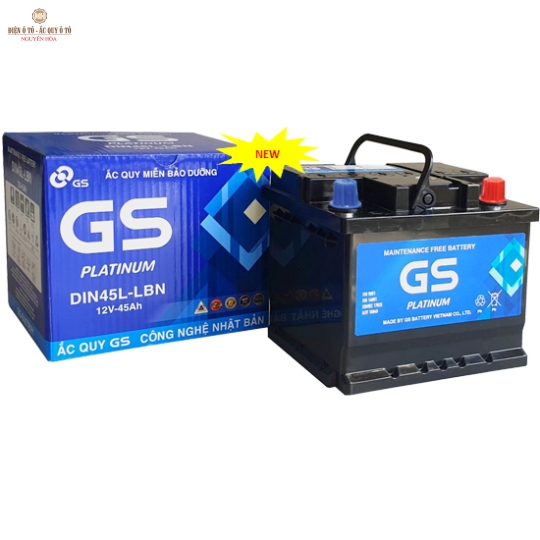 ẮC QUY GS DIN45L-LBN (12V - 45AH)