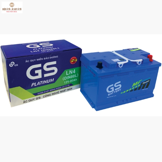 ẮC QUY GS LN4(DIN80L)(12V - 80AH)