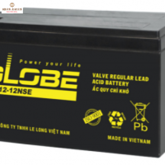 BÌNH ẮC QUY XE MÁY GLOBE WP12-12NSE 12V 12AH
