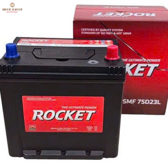 BÌNH ẮC QUY ROCKET SMF 75D23L