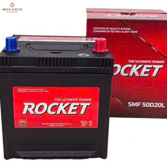 BÌNH ẮC QUY ROCKET SMF 50D20L